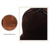Luxury Winter Man Real Leather Full Wool Goat Fur One Bomber Hats Male Fleece Warm Caps Brown/Dark Blue Motocycle Bonnet