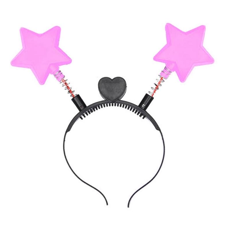 Bouncing Star Shape Headband Carnival Performances Hair Hoop for Adult Unisex