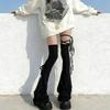Lolita Jk Strap Up Leg Warmers for Women Y2K High Tube Socks Wide Leg Cover Stockings for Streetwear Party Cosplay Accessories