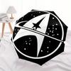 Star Trek Regenschirm   Süßer Regenschirm mit süßem Design, Tragbarer 3-fach kompakter Regenschirm für Männer & Frauen, S372