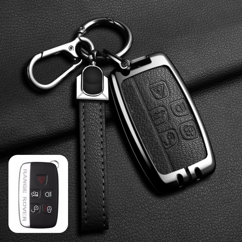 Zinc Alloy Car Key Case Cover Smart Remote Protection Shell For Land Rover Range Rover Evoque Discovery Sport Velar Accessories