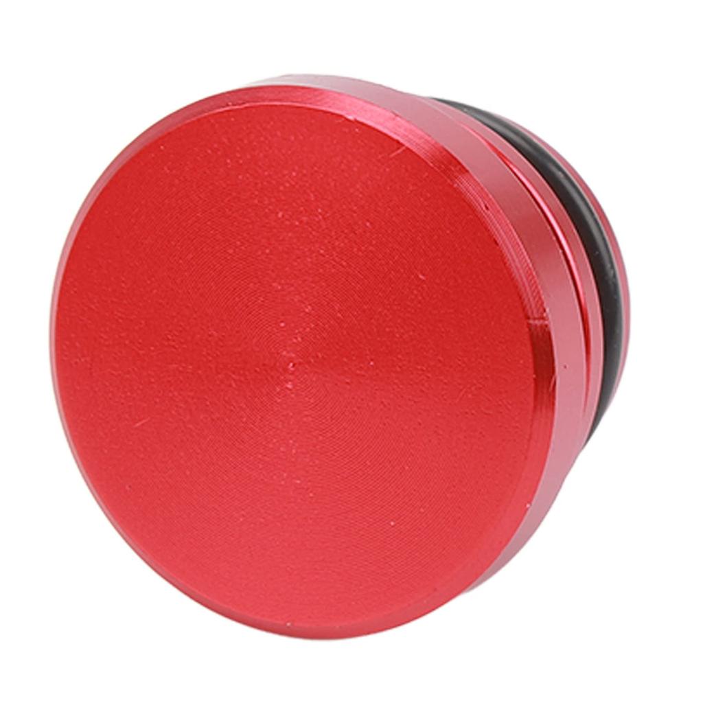 4pcs Cigarette Lighter Dustproof Plug, Universal Aluminum Car Waterproof Cigarette Lighter Cover Cap, Cigarette Lighter Socket Cap Set (Red)
