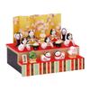 Yakushigama Festival Hina Brocade Flower Decoration Hina Dolls [Girls' Dolls] (Two-tiered Display)
