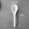 Ruhan European Style Magnesia Porcelain Soup Ladle