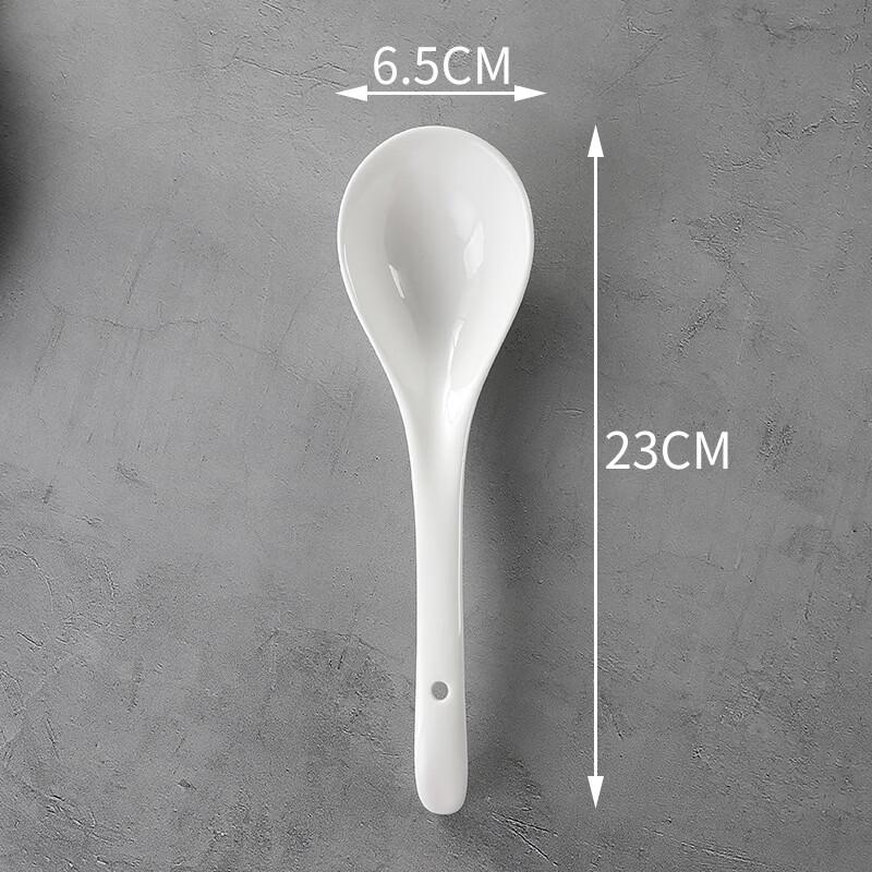 

Ruhan European Style Magnesia Porcelain Soup Ladle