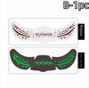1/3/6pz Adesivi Tatuaggio Macchie di Sangue Faccia Luminosi di Halloween Impermeabili Adesivi Tatuaggio Lentiggini Adesivo Trucco per Feste di Halloween