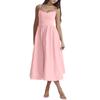 Damen Camisole-Kleid, sexy Wickelkleid, gerüscht, mit Schlitz, Cocktailkleider für Damen, Abendparty, elegantes Trägerkleid, ohne Tasche