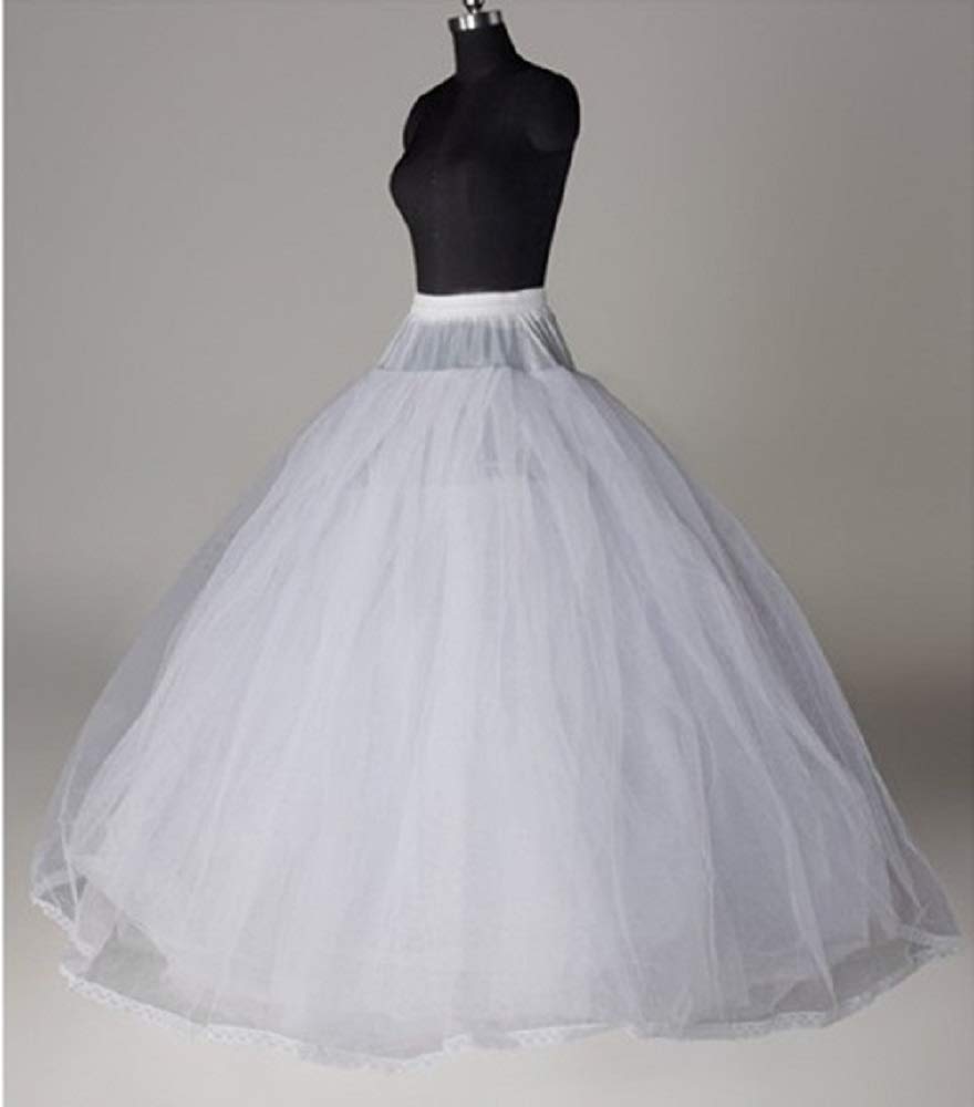 

MAKE CHEERFUL Wireless Long Petticoat, 8-Layer Petticoat, Dress Petticoat, Wedding Dress Petticoat