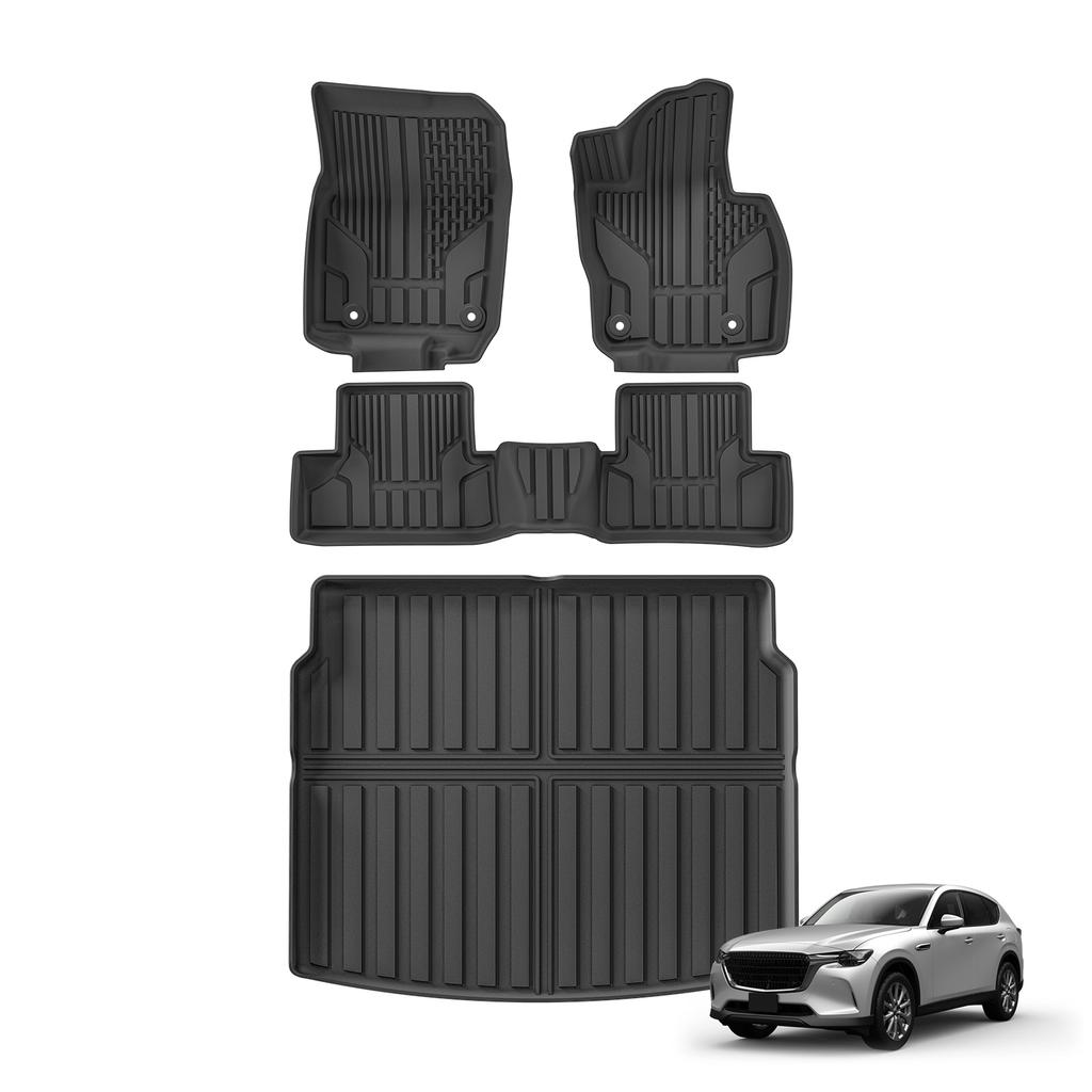 For Mazda CX-60 CX60 KH Series 2025-2025 Car Floor Mats Protective Mat Accessories Cargo Liner Trunk Mat Only Fit Right Rudder