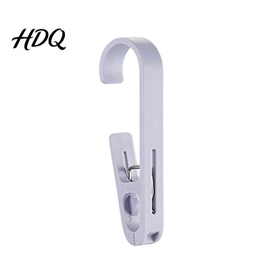 Wall Hangers for Small Objects Laundry Hook with Clip Non-Drilling ABS Closet Organizer Multi Purpose Punch Free Mounting Clips Durable Anti-slip