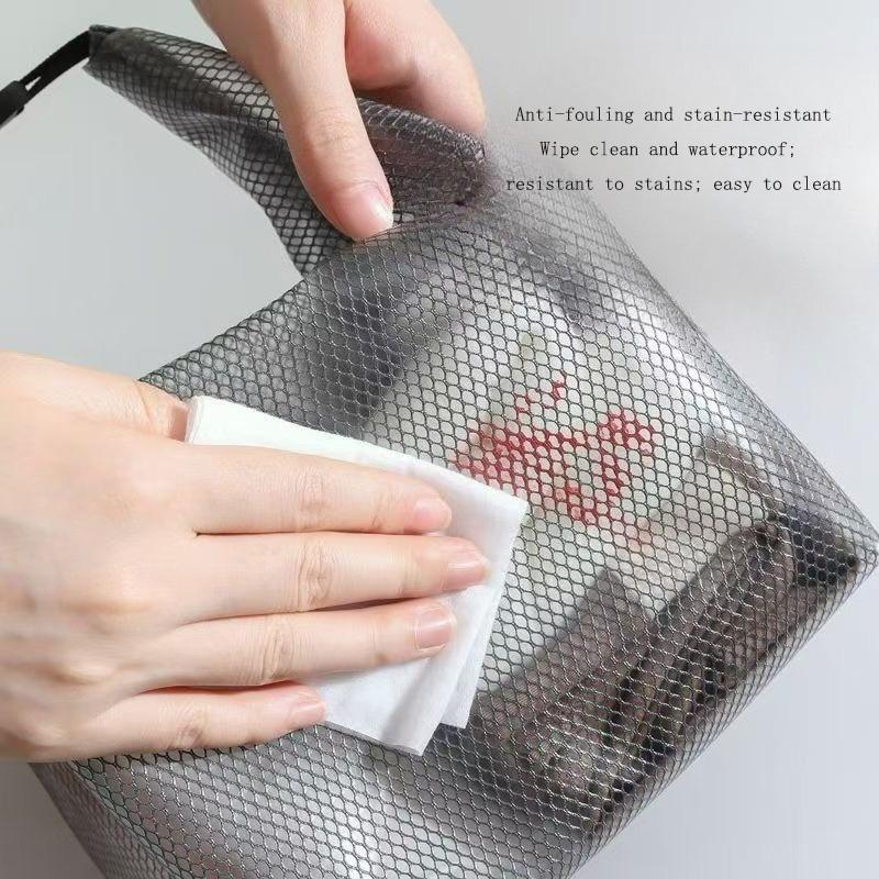Portable Waterproof Bag with Large Capacity Makeup Bag That Can Be Folded for Storage Women's Travel Compartmentalized Bag