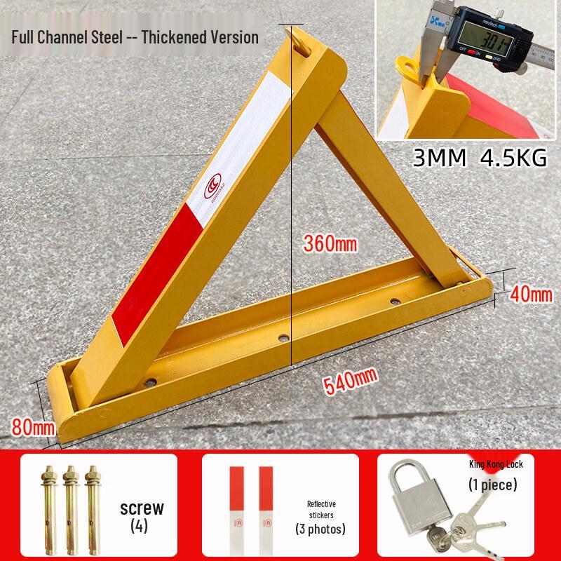 

Channel Steel Parking Space Lock