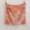 Cotton and linen small square scarf silk scarf women's summer thin style with shirt high-end scarf neck protection multi-functional decorative scarf