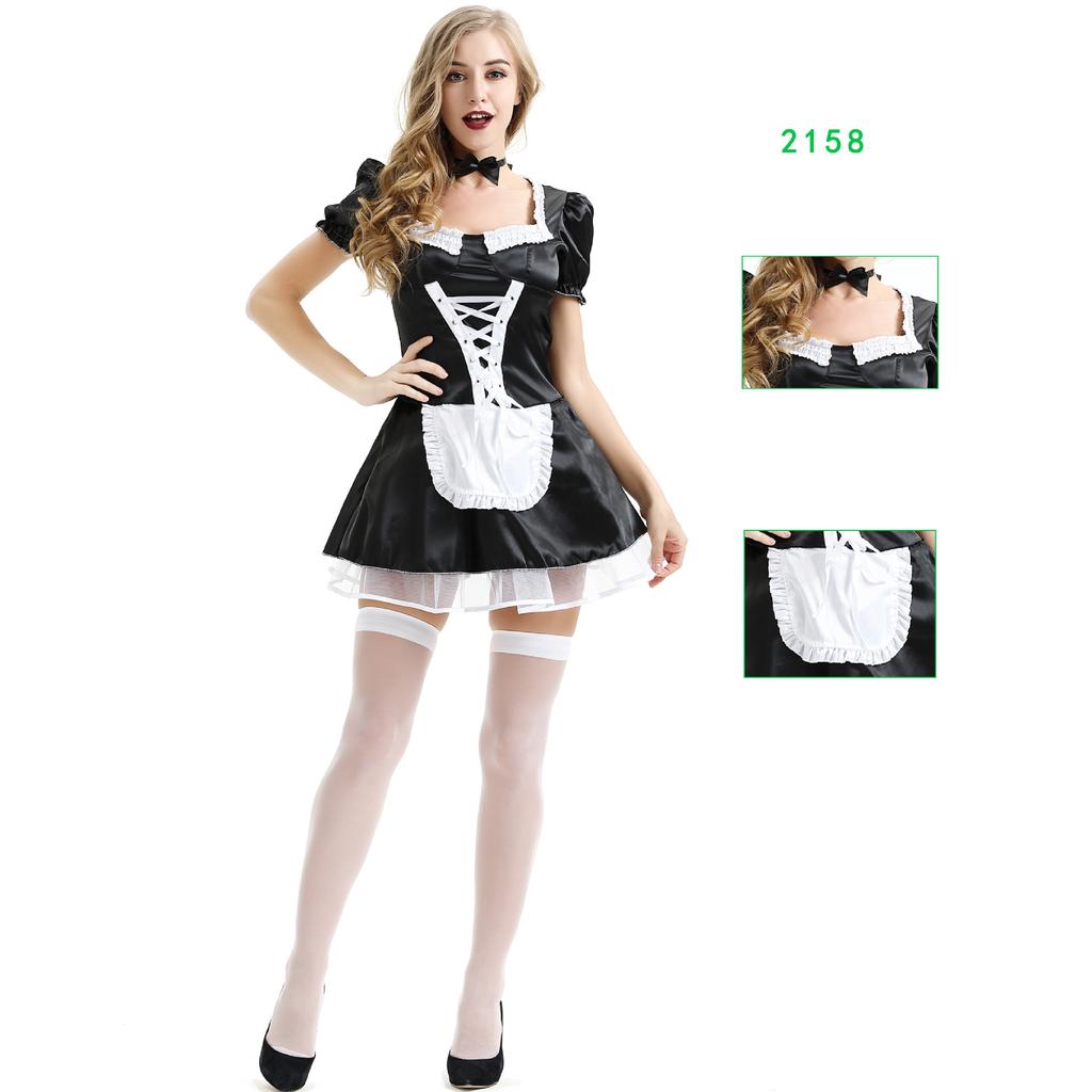 6 Anime cos costume maid costume stage performance costume sexy lingerie cosplay maid costume game uniform