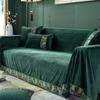 Sofaüberwurf im chinesischen Stil Sofaüberwurfstoff im chinesischen Stil All-inclusive Sofaüberzug Vollständiger Sofaüberwurf Sofakissen Rückenlehnenüberwurf