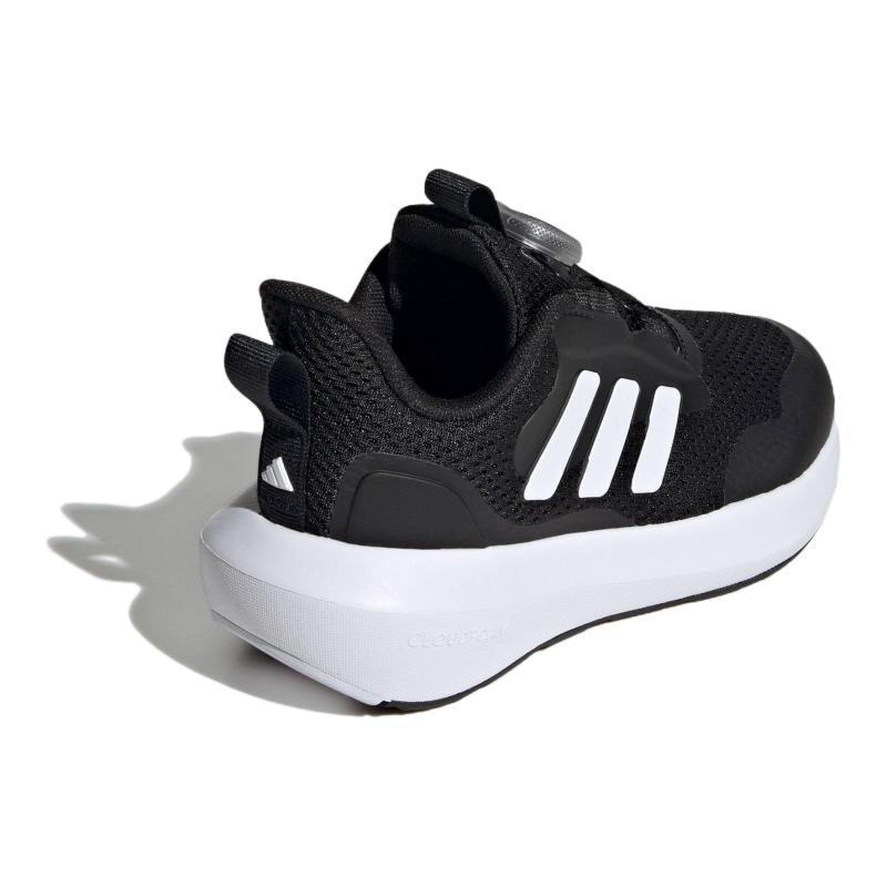 adidas FORTARUN 3.0 Abrasion Resistant Low Top Kids Lifestyle Shoes Black White Kids' Sneakers IF4126