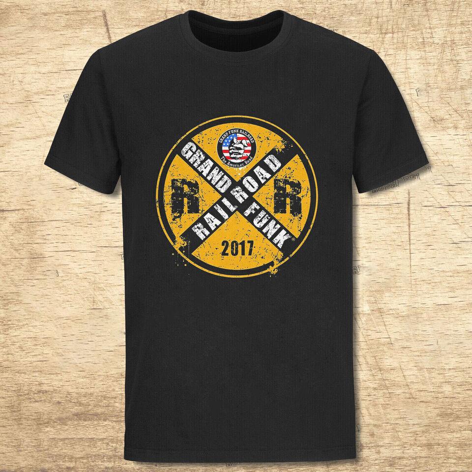 Grand Funk Railroad band Tshirt black short sleeve All Sizes S5Xl MO130 Unisex T-Shirt XXXXL