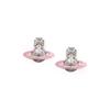 Crystal Stud Earrings Women's Silver 6201032Q02P309P309
