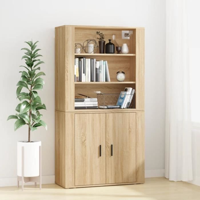 VidaXL Highboard Sonoma Oak Engineered Wood 3185362