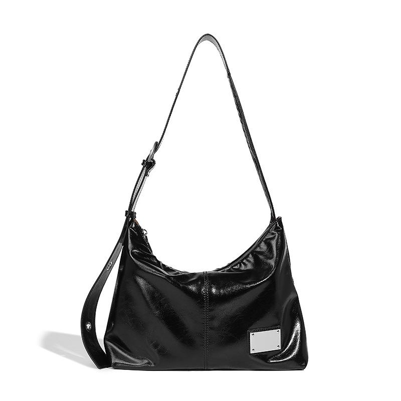 High-end Vintage Soft Leather Large Capacity Underarm Bag for Women 2025 New Commuter Shoulder Bag Handheld Tote Bag