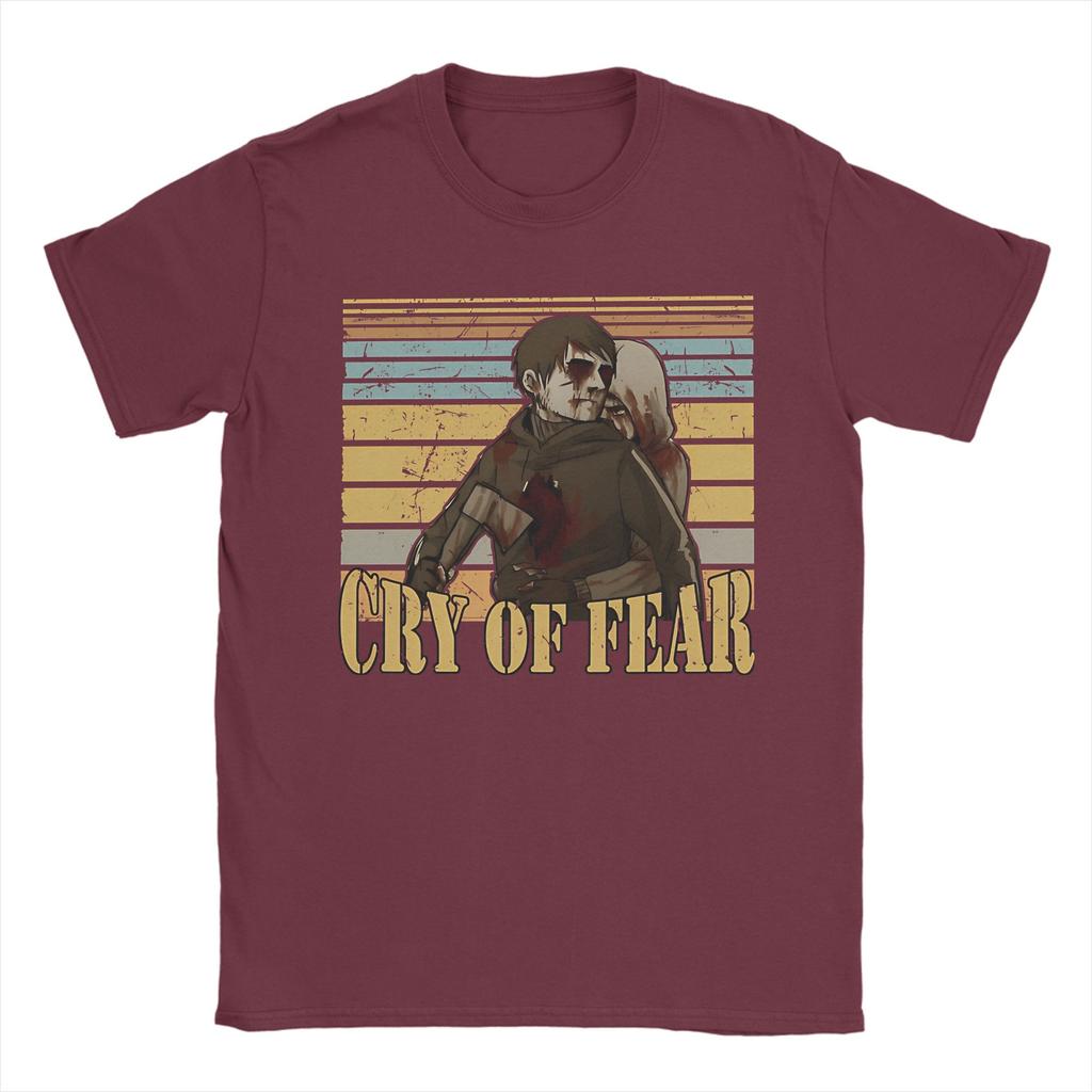 Simon Henriksson Cry of Fear Graphic Printed T Shirts for Unisex Women Pure Cotton Tee Shirt Clothes