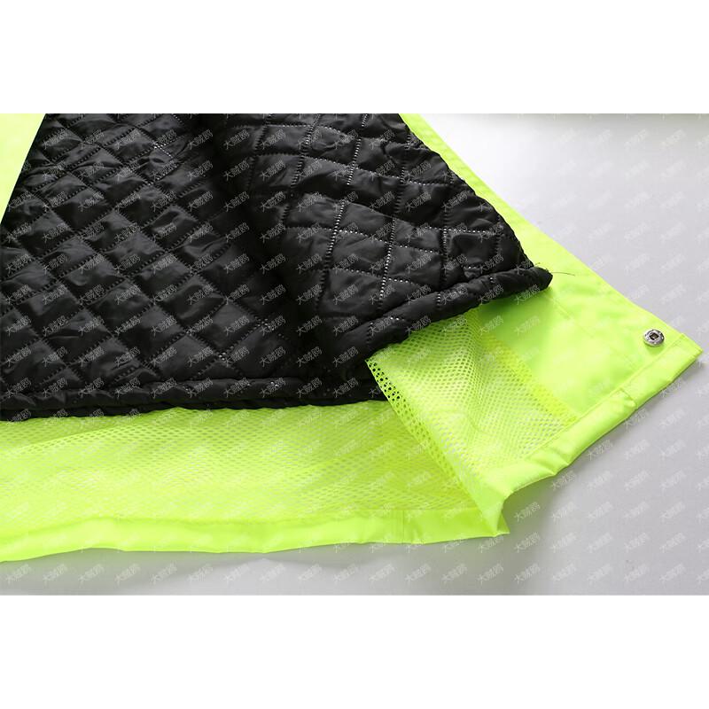 High-Visibility Reflective Work Raincoat