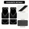 4pcs Car Floor Mats compatible with Hatchbacks or Minivans, featuring Easy Maintenance benefits and Car Owner Gift