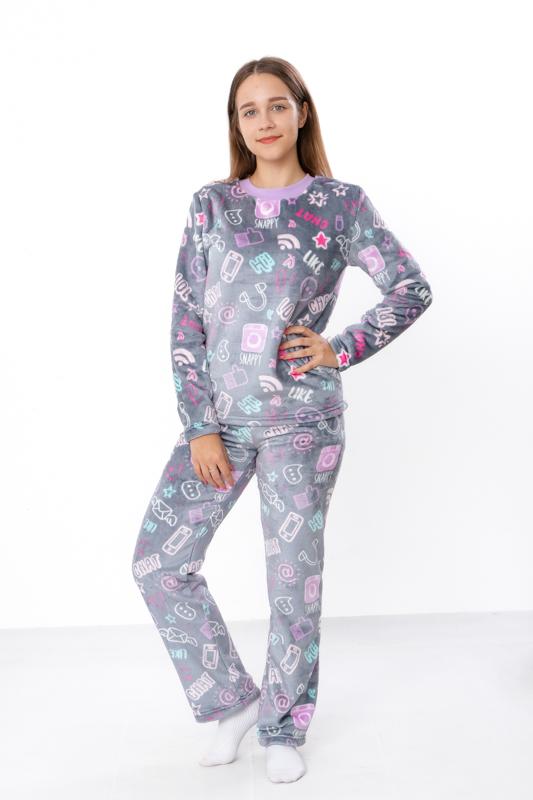 Cozy Girls’ Sleepwear – Soft Velsoft Fabric & Bright Prints, Winter 6079-035-2-1 HC