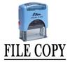 FILE COPY Self Inking Rubber Stamp Office Stationary Custom Shiny Stamp