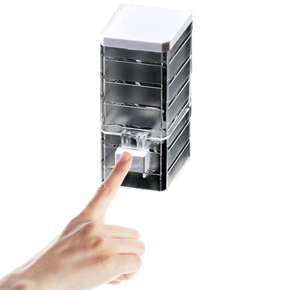Triple 350ml Shower Bath Shampoo Dispenser Multi-Purpose Wall-Mount Body Wash Dispenser Large Capacity for Bathroom Accessories