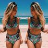 Zweiteiliges Push-up-Bikini-Set, High Waist, Badeanzug, Pool, Strand. Zweiteiliges Push-up-Bikini-Set, High Waist, Badeanzug, Pool, Strand.