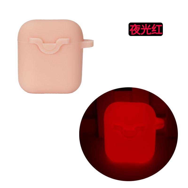 Spot Apple Pro1 Earphone Case Luminous Silicone for AirPods Earphone Case Solid Color Universal