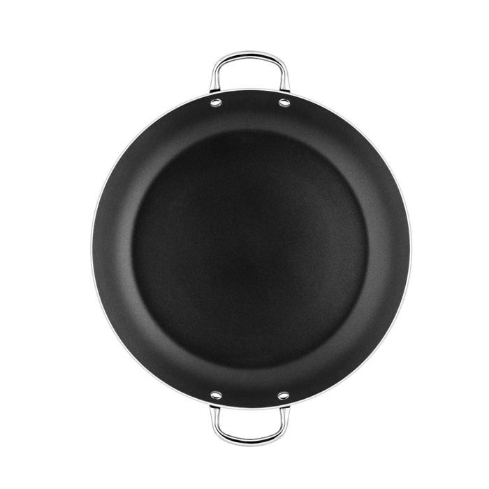 MONIX Resistent Plus | Poêle à Paella en Aluminium avec Revêtement Antiadhésif, Tous Feux dont Induction, 34 cm