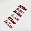 ABS 3D Chrome Silver Black Red Red Emblem Sticker Logo For C190 Series GT GTS GTC GTR Car Rear Trunk Badge Decal Accessories