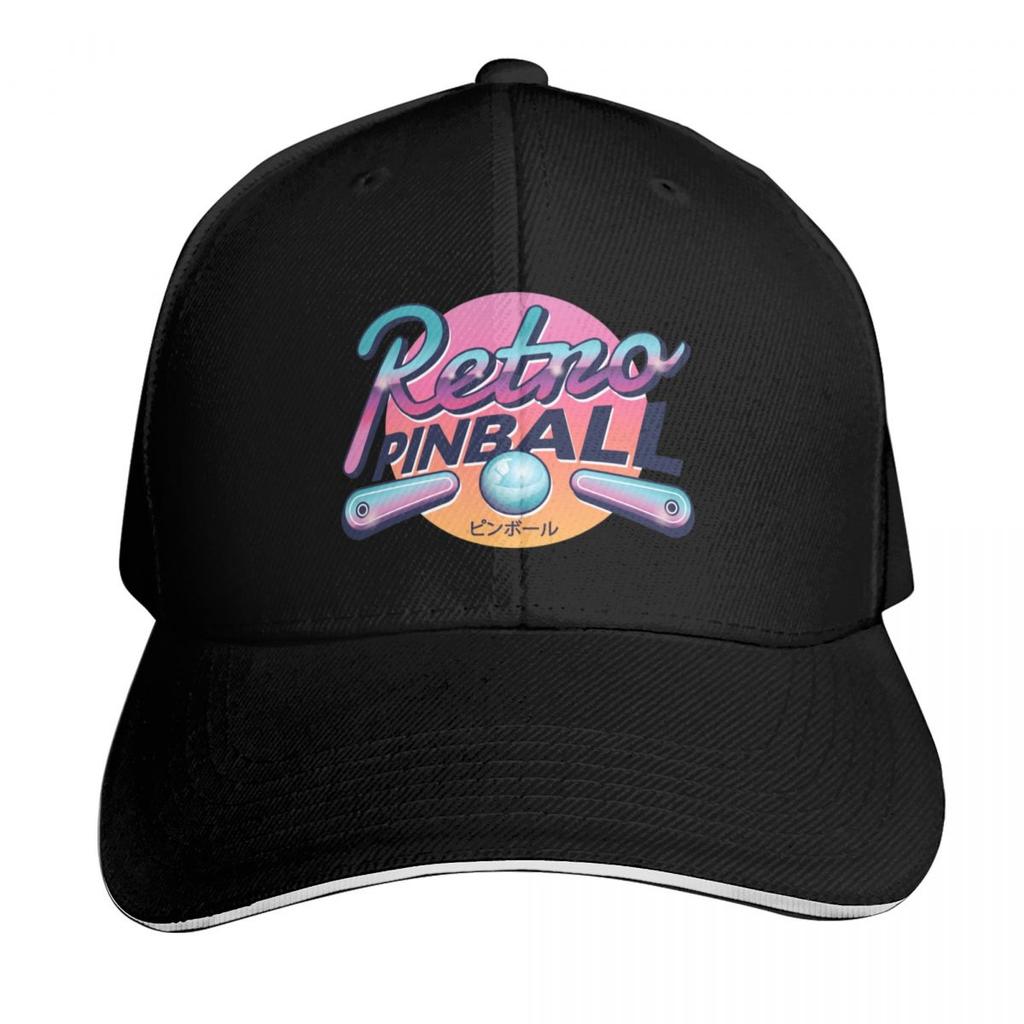 Retro Pinball Baseball Cap Custom Cap Unisex hat cute Rugby Women Beach Fashion Unisexs