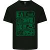 Eat Drink Be Irish Funny St Patricks Day Unisexs Light Cotton TShirt