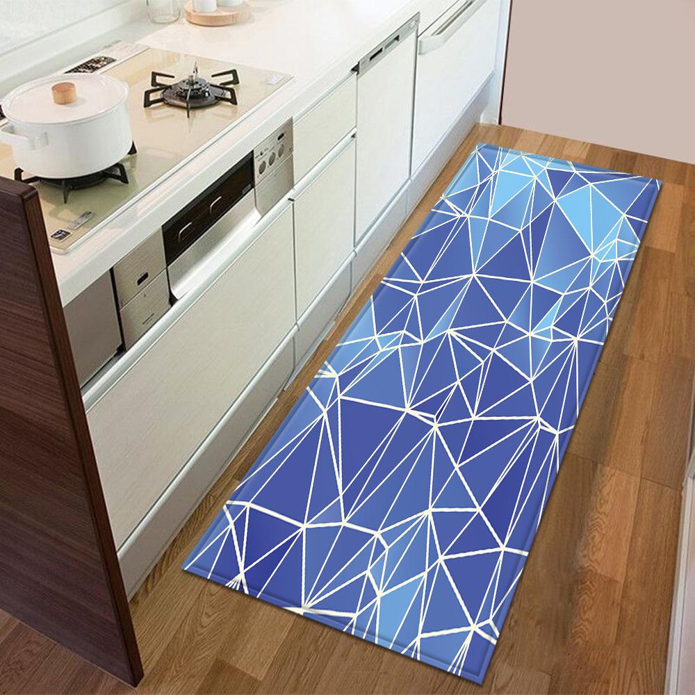 Eingangstürmatte, Küche, Schlafzimmer, Teppich, rutschfester Boden, Flurteppich, modernes Druckmuster, Bodenmatte