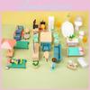 Play Childrens Pretend Furniture With Wooden Miniatures For Daily Birthday Gift