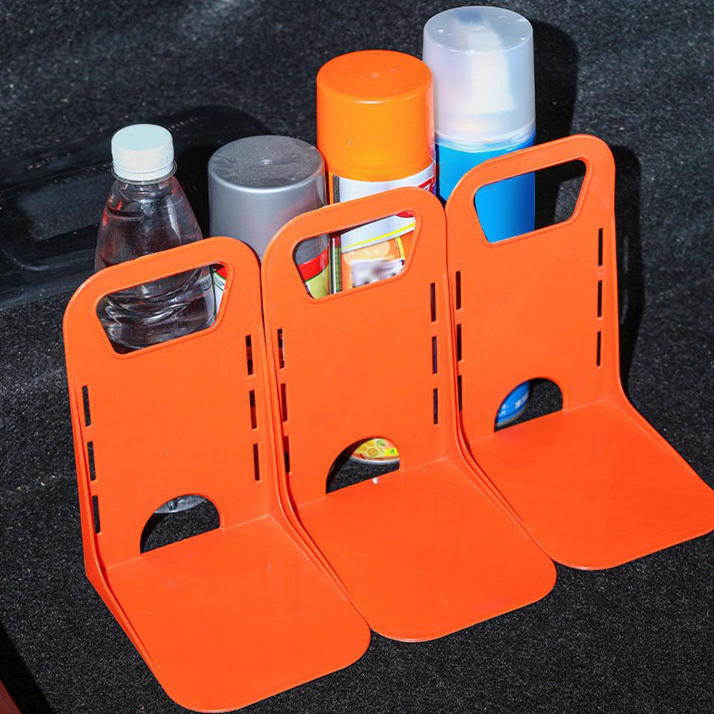 Car Trunk Storage Box Fixed Partition Multi-functional Auto Trunk Fixed Rack Holder Shake-proof Organizer Fence Plastic Baffle