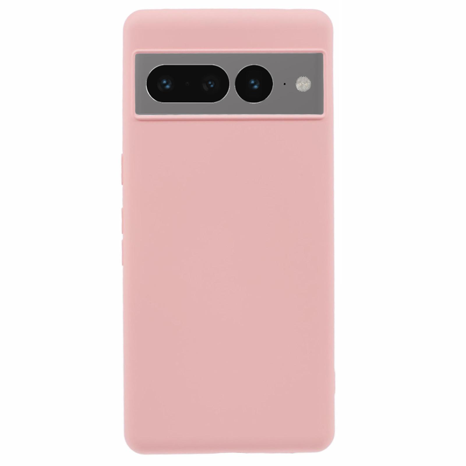 

Чехол для Google Pixel 7 Pro 5G 2,0 мм из ТПУ с подкладкой из нецарапающегося волокна Pink