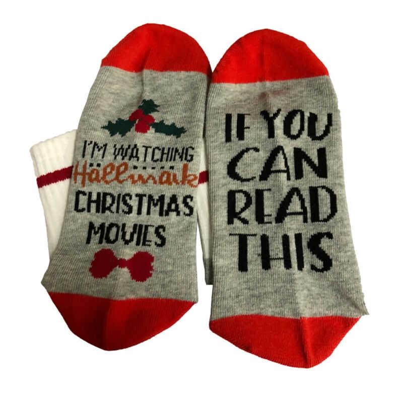 If You Can Read This Fine Unisex Letter Tube Christmas Middle Elastic Crew Socks If You Can Read This Fine Unisex Letter Tube Christmas Middle Elastic Crew Socks