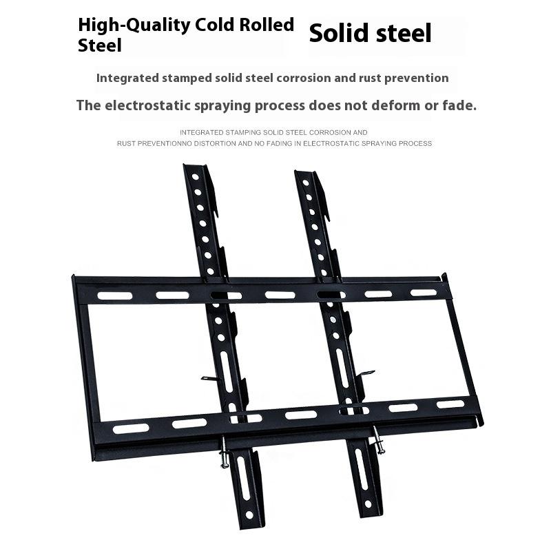 26-65 İnç TV Duvar Askı Aparatı Evrensel TV Montajı Monitör Tutucu Ayarlanabilir Düşük Profil Düz TV Duvar Askısı LCD LED Monitör İçin
