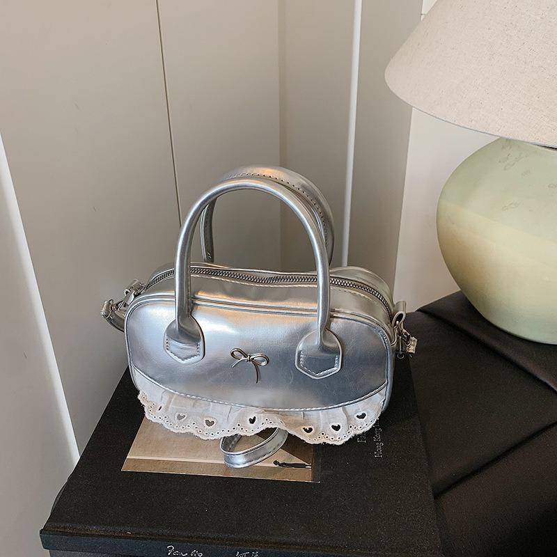 

Новая повседневная милая балетная сумочка премиум-класса, универсальная сумка-мессенджер для поездок на работу для женщин серебряный