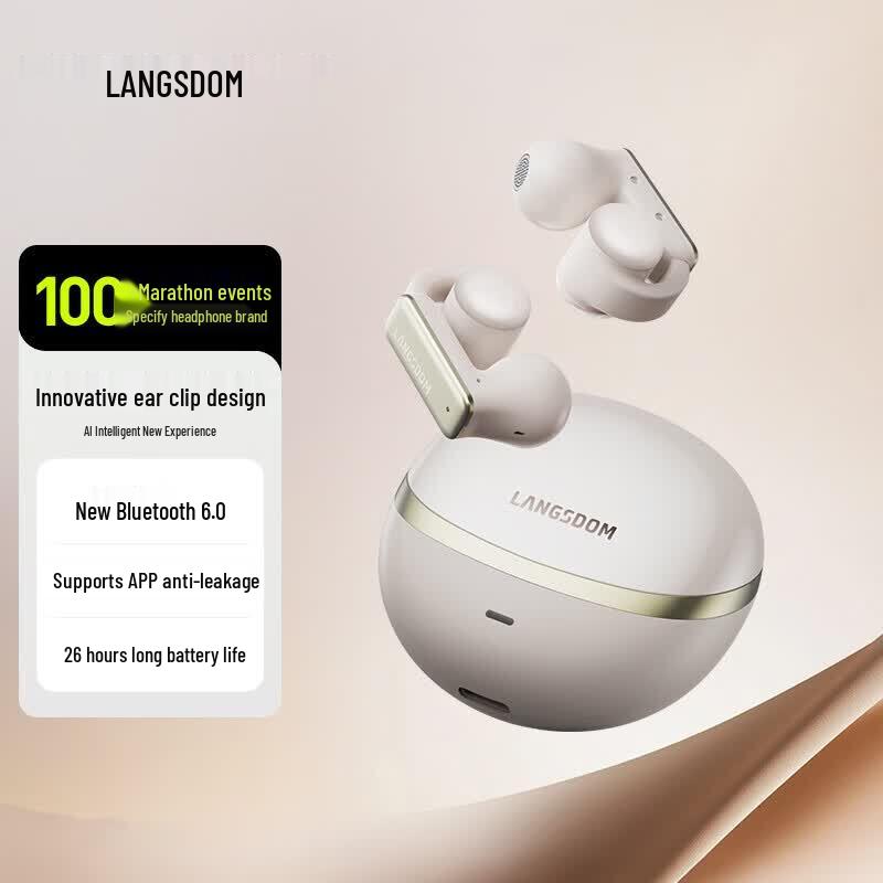 Lanston TS28 Open-Ear Clip Wireless Sports Headset