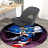 1pc Sonic the Hedgehog Round Carpet - Anime Design Office Chair Mat, Non-Slip Rug for Home Decor, Seasonal Gift, Suitable for Office, Living Room
