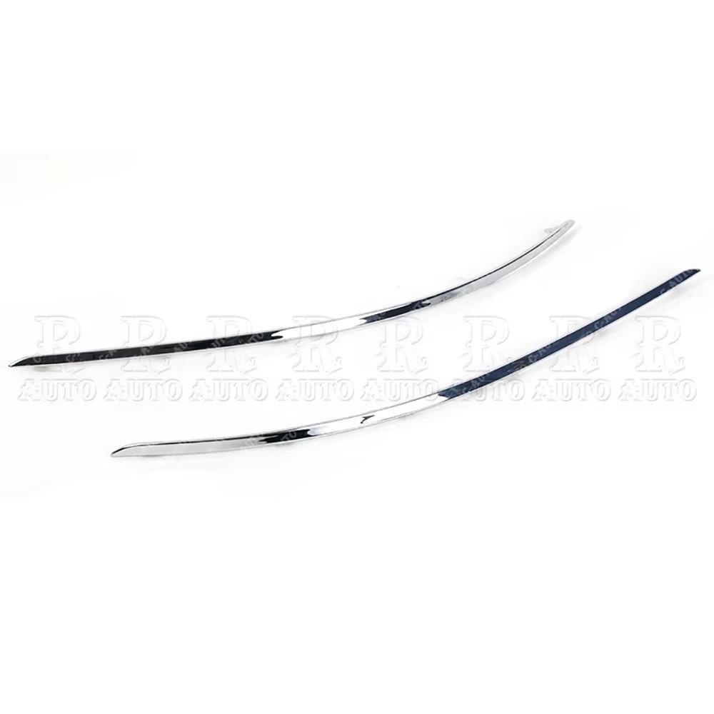 PMFC 2048850821 2048850721 Front Bumper Chrome Trim Molding For Mercedes-Benz W204 C300 C350 2008 2009 2010 2011 Car-styling