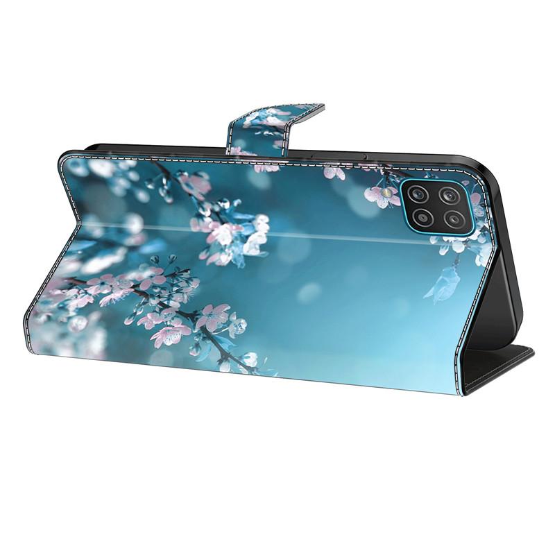 A55 A35 A25 A15 Phone Case for Samsung Galaxy A16 A14 A13 A12 Luxury Painted Wallet PU Leather Cover Bracket Flip Phone Cases