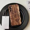 Natural A-Art Wood  Phone Case Black Silicone Soft For Samsung Galaxy A73,A72,A71,A70,A53,A52,A51