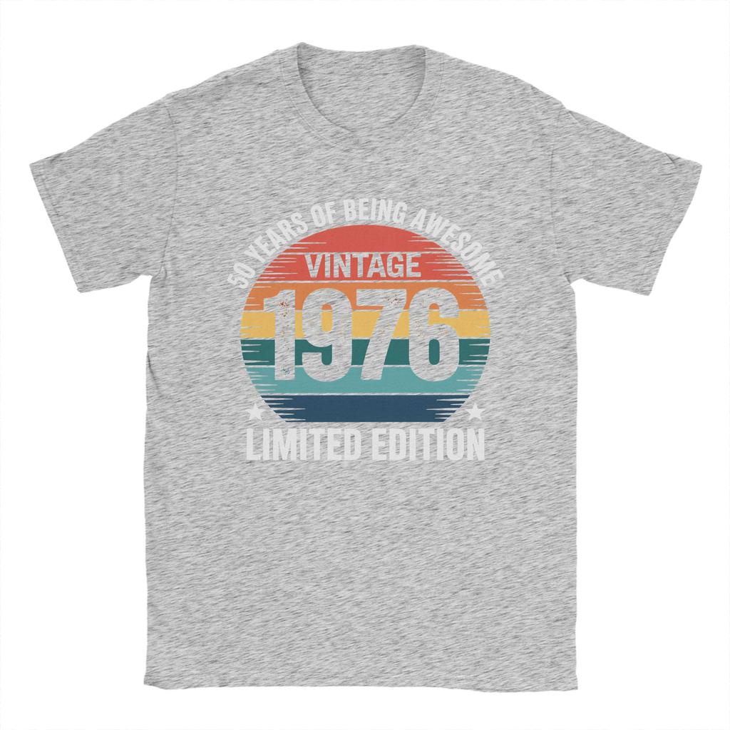 Born In  Vintage Age  Years Old Funny Th Birthday TShirt Summer YK Retro T Shirts Cotton Fashion Tshirt For Unisexs Tees
