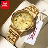 OPK Brand Men's Watch Casual Fashion Night Light Quartz Watch Men's 6021